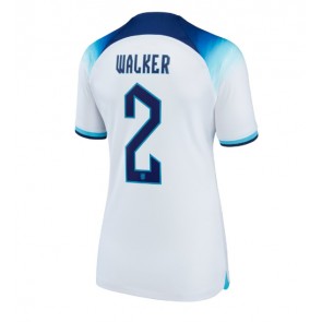 England Kyle Walker #2 Hemmatröja Dam VM 2022 Kortärmad